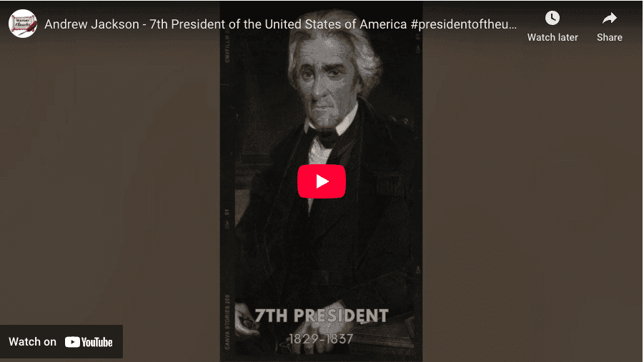 Video: Andrew Jackson - 7th President of the United States of America